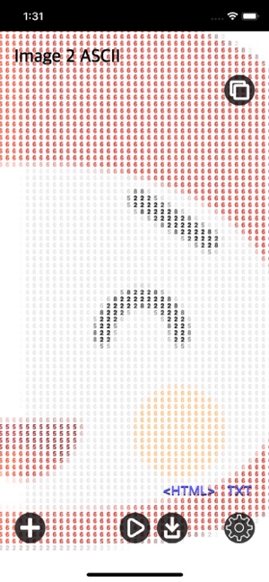 Image 2 ASCII Art iOS App for iPhone and iPad