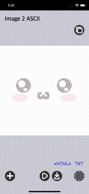 Image 2 ASCII Art iOS App for iPhone and iPad