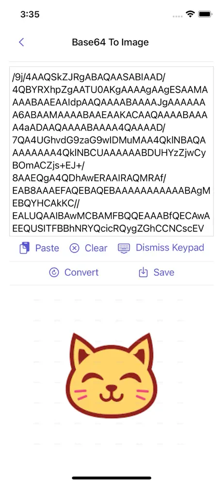 Image_to_Base64_Plus iOS App Screenshot 3