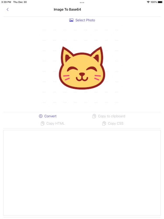 Image_to_Base64_Plus iPadOS App Screenshot 5