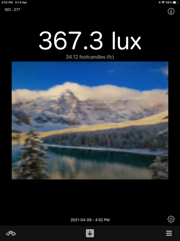 Light_Meter_Brightness_Calc iPadOS App Screenshot 5