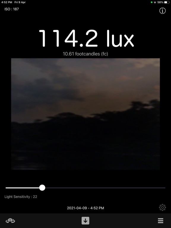 Light_Meter_Brightness_Calc iPadOS App Screenshot 6