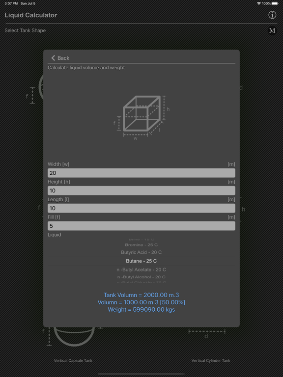 Liquid_Calculator iPadOS App Screenshot 3
