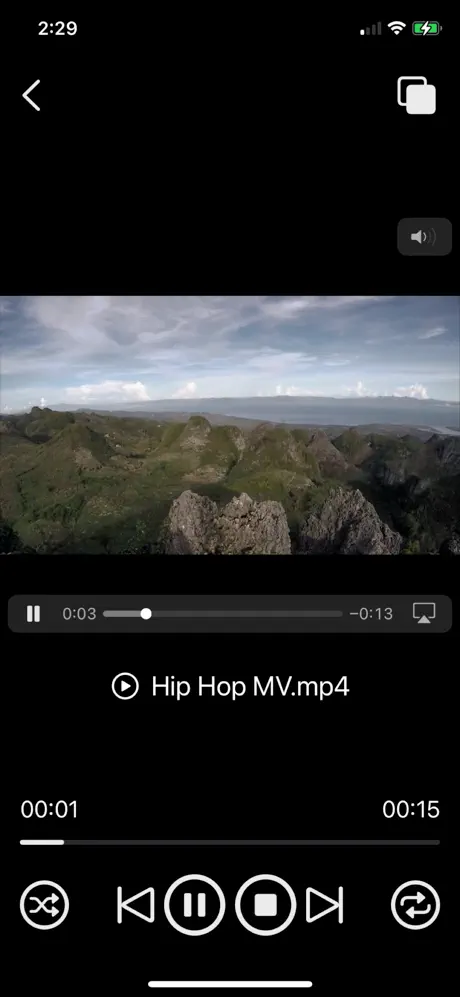 Media_Player_Plus iOS App Screenshot 2