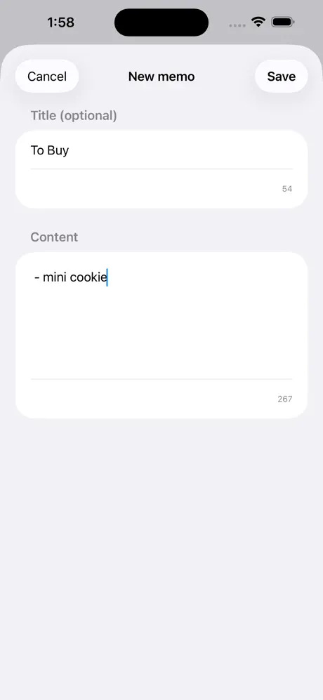 MemoPop iOS App Screenshot 6