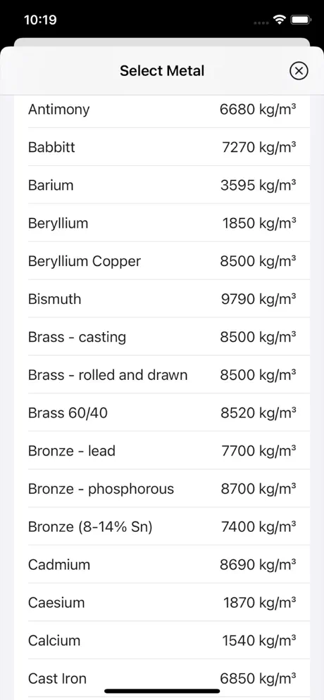 Metal_Calculator_Plus iOS App Screenshot 4