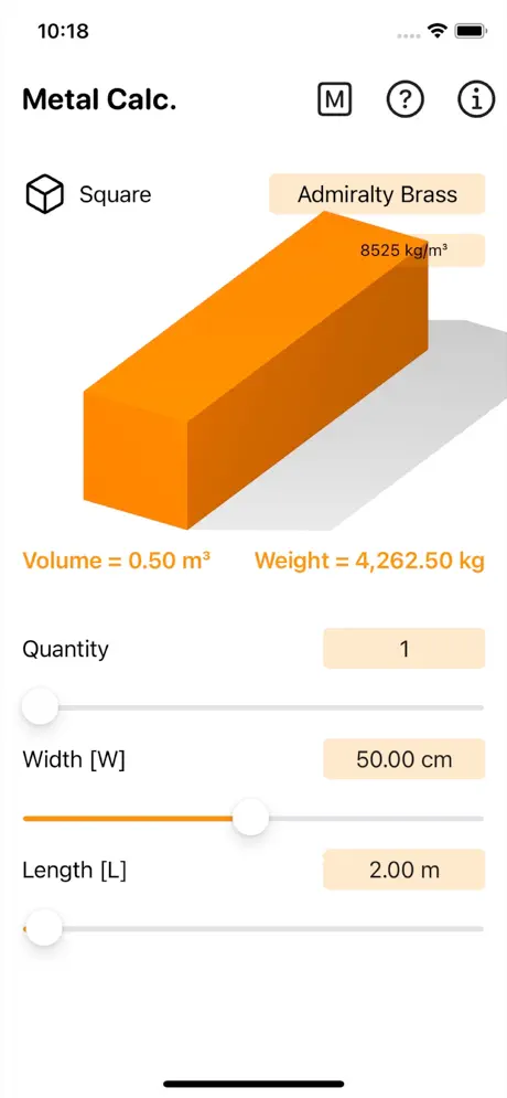 Metal_Calculator_Plus iOS App Screenshot 6