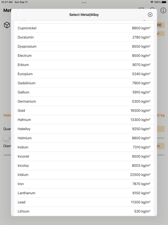 Metal_Calculator_Plus iPadOS App Screenshot 4