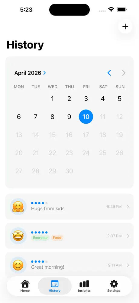 MoodMoji_Daily_Mood_Tracker iOS App Screenshot 3