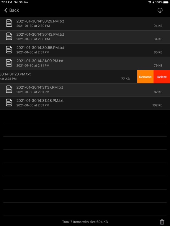 Motion_Log_Plus iPadOS App Screenshot 5