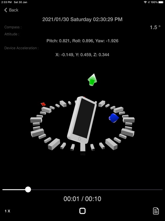 Motion_Log_Plus iPadOS App Screenshot 8