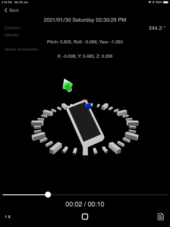Motion_Log_Plus iPadOS App Screenshot 9