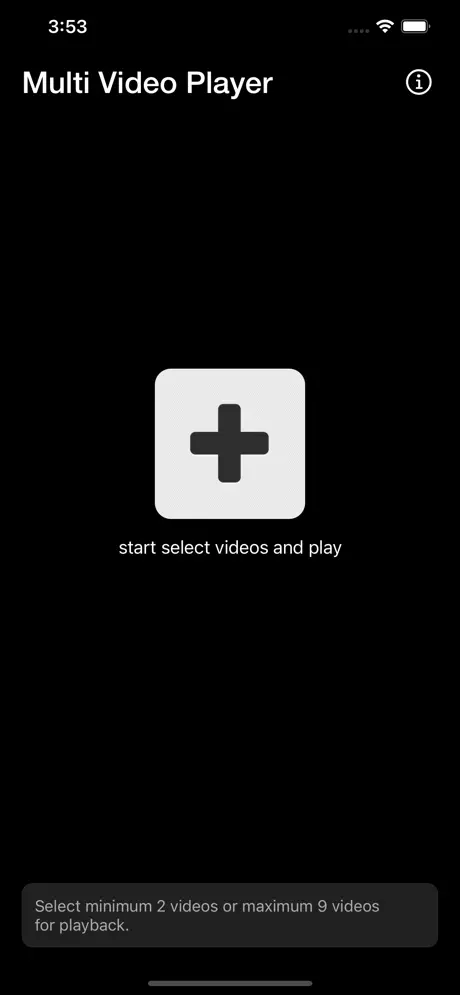 Multi_Video_Player_Plus iOS App Screenshot 1