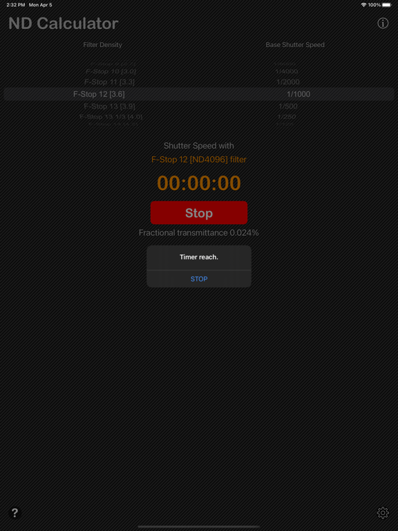 Neutral_Density_Calculator iPadOS App Screenshot 10