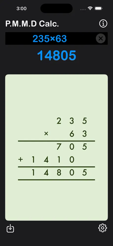 P_M_M_D_Calculator iOS App Screenshot 2