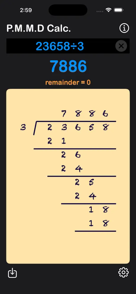 P_M_M_D_Calculator iOS App Screenshot 4