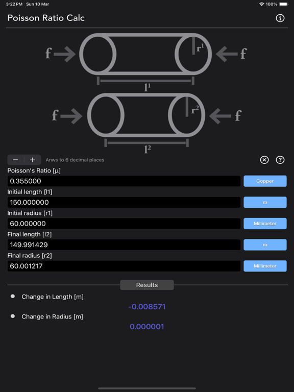 Poisson_Ratio_Calculator iPadOS App Screenshot 10