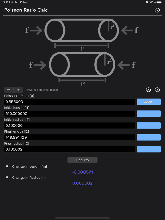 Poisson_Ratio_Calculator iPadOS App Screenshot 9