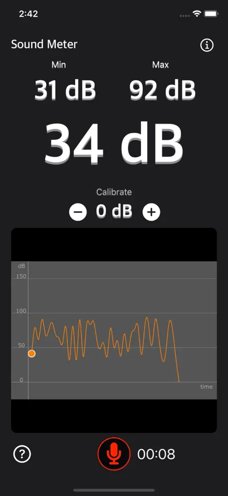 Sound_Meter_Plus iOS App Screenshot 3