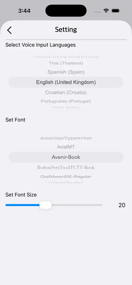 Speech_To_Essay iOS App Screenshot 5