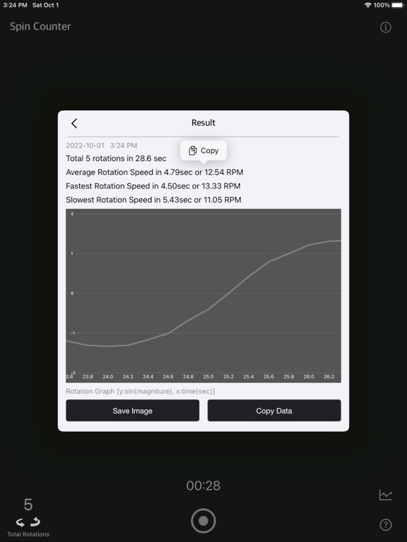 Spin_Counter_Plus iPadOS App Screenshot 5