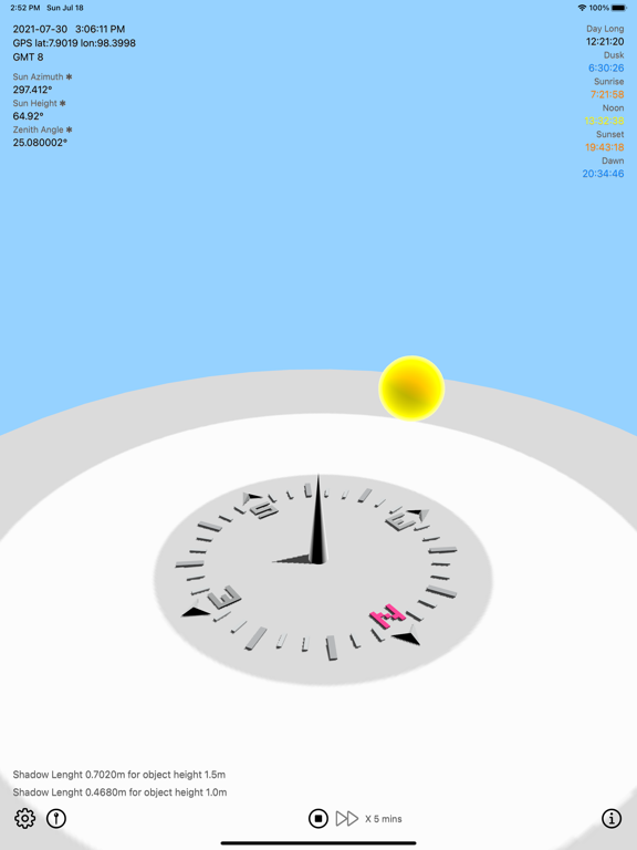 Sun_Calculator iPadOS App Screenshot 4