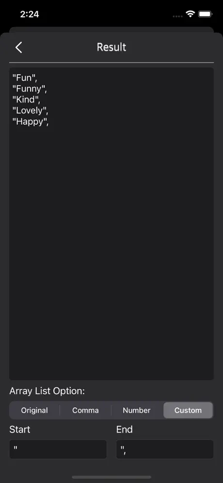 Text_Mod iOS App Screenshot 3