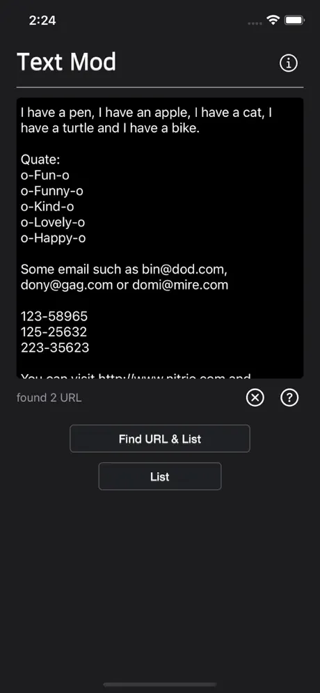 Text_Mod iOS App Screenshot 5