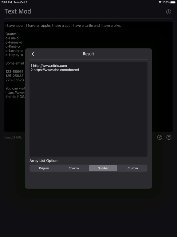 Text_Mod iPadOS App Screenshot 6