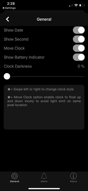 Titanium Digital Clock iOS App for iPhone and iPad