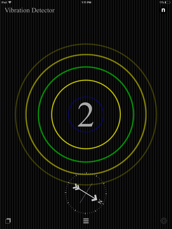 Vibration_Detector iPadOS App Screenshot 5
