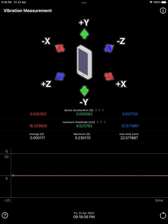 Vibration_Measurement iPadOS App Screenshot 10