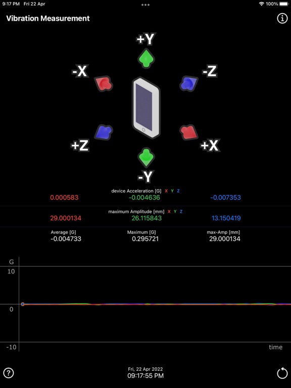 Vibration_Measurement iPadOS App Screenshot 9
