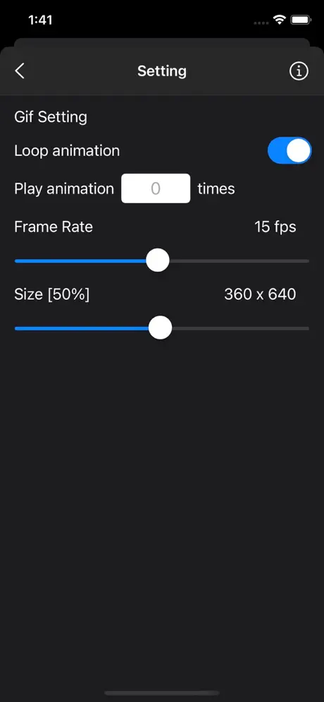 Video2Gif_Plus iOS App Screenshot 3
