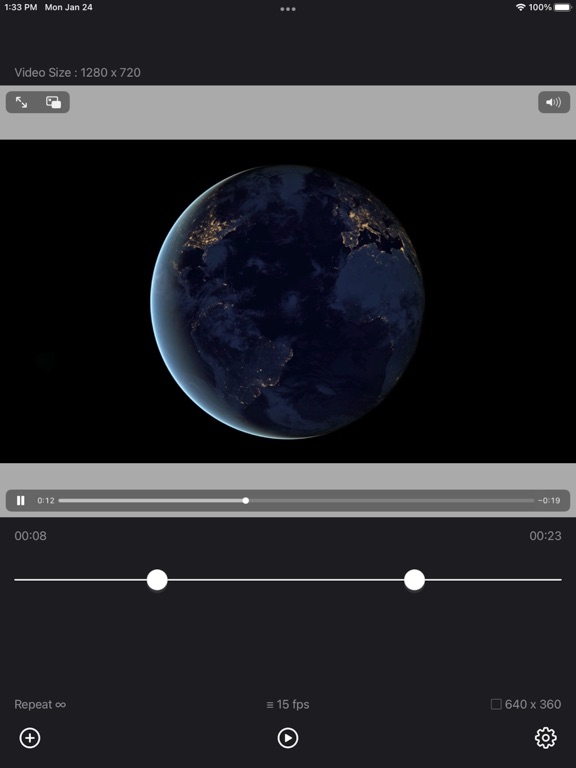 Video2Gif_Plus iPadOS App Screenshot 7
