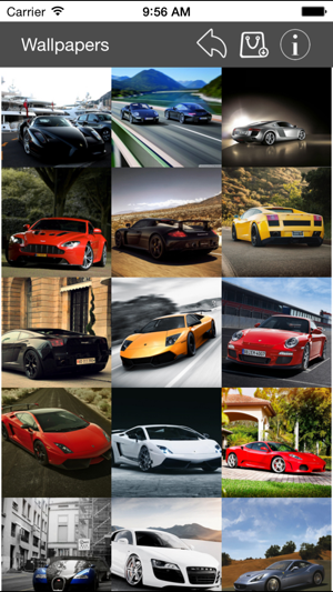 Wallpaper Collection Supercars Edition iOS App for iPhone and iPad