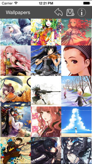 Wallpapers Collection Anime Edition iOS App for iPhone and iPad