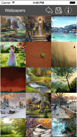 Wallpapers Collection Painting Edition iOS App for iPhone and iPad